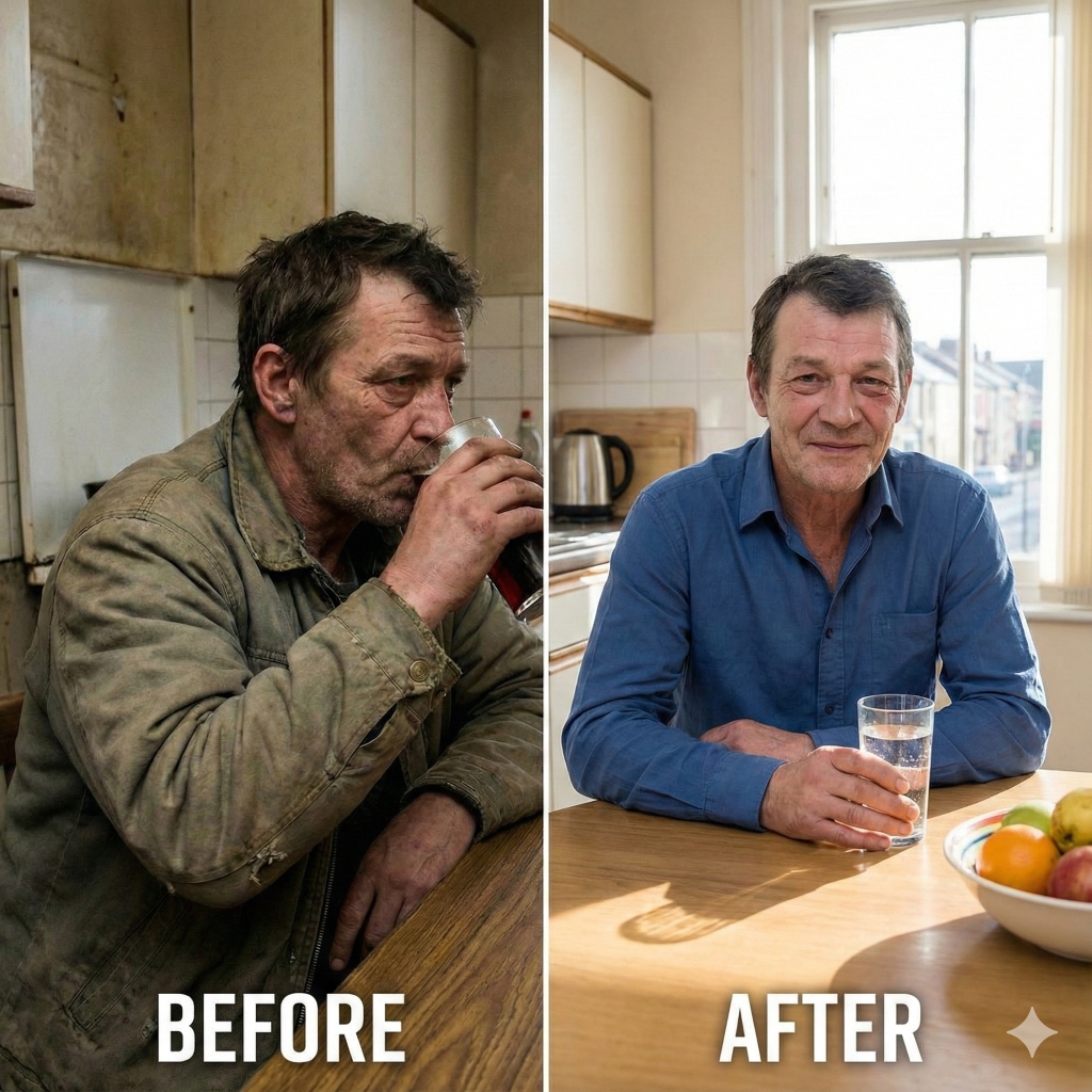 Schimbare vizibila dupa renuntarea la alcool